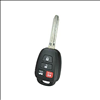 Four Button Key Fob Replacement Combo Key For Toyota Vehicles - 0