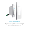 Geeni Smart Wi-Fi 3-Way Light Switch - Hub Compatible - 2