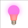MaxLite 60 Watt Equivalent A19 Energy Efficient LED Light Bulb - Pink - 0