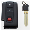 Three Button Key Fob Replacement Proximity Remote for Toyota Vehicles - 0