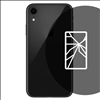 Apple iPhone XR Back Glass Repair - Black - without logo - 0