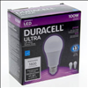 Duracell Ultra 100 Watt Equivalent A21 2700k Soft White Energy Efficient LED Light Bulb - 2 Pack - 4