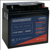 Power Sonic 12.8V 20AH Lithium Iron Phosphate Battery with C Terminals - 0