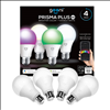 GEENI 4 PACK PRISMA PLUS 800 COLOR/TUNABLE WHITE 800LM BULB - 1