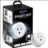 Geeni Round Smart Dot Wi-Fi White Plug - Hub Compatible - SMH10126 - 1
