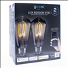 Geeni Smart Tunable and Dimmable White LED Edison Bulb- 2 pack - 2
