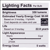 Duracell Ultra 40 Watt Equivalent E12 Base G16.5 2700k Soft White Energy Efficient LED Light Bulb - 6