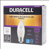 Duracell Ultra 40W Equivalent B11 2700K Soft White Energy Efficient Candle LED Light Bulb - 3 Pack - 6