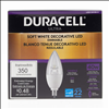 Duracell Ultra 40W Equivalent B11 2700K Soft White Energy Efficient Candle LED Light Bulb - 3 Pack - 4