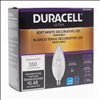 Duracell Ultra 40W Equivalent B11 2700K Soft White Energy Efficient Candle LED Light Bulb - 3 Pack - 5