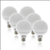 Duracell Ultra 40 Watt Equivalent G25 2700k Soft White Energy Efficient LED Light Bulb - 6 Pack - 0