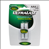 Ultra Last Nickel Cadmium AAA Solar Powered Lighting Rechargeable Battery - 2 Pack - 0