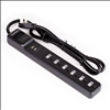 CyberPower 500 Joule 6 Outlet 4ft Power Cord Outlet Surge Protector - Black  - 2