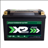 X2Power 12A-BS 12.8V 280CA Lithium Powersport Battery - 2