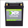 X2Power 14AH-BS 12.8V 280CA Lithium Powersport Battery - 2