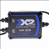 X2Power 2-Bank 8-Amp Automatic Onboard Marine Battery Charger - 0