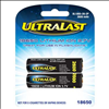 Ultra Last 3.7V 18650 Lithium Ion Rechargeable Battery - 2 Pack - 0