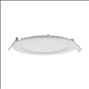 Satco 12W CCT Selectable 6 Inch Round Wafer Recessed Downlight - 1