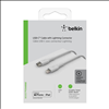 Belkin 4-Foot Lightning to USB-C white Cable - 0