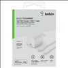 Belkin BOOST UP CHARGE™ USB-C Wall Charger Base with a 3.3ft USB-C to Lightning Cable Cord - White - 0