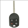 Four Button Combo Key Replacement Remote for Ford Focus, Fiesta and Escape Vehicles - 0