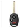 Three Button Key Fob Replacement Combo Key Remote for Honda Vehicles - 0