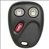 Three Button Key Fob Replacement Remote For Buick, Chevrolet, GMC, Oldsmobile, and Saab Vehicles - 0