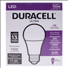 Duracell Ultra 100 Watt Equivalent A19 2700k Soft White Energy Efficient LED Light Bulb - 2 Pack - 3
