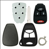 2007 Dodge Charger pursuit V6 3.5L ex. Police Gas Key Fob Replacement Shell - FOB11726 - 3