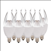UltraLast B11 LED Light Bulb, 4 Watt Candelabra Base, Dimmable - 8 Pack - LED15489 - 4