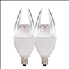 UltraLast 60 Watt Equivalent B13 Candle 5000k Daylight Energy Efficient LED Light Bulb - 2 Pack - LED12510 - 4