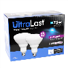 UltraLast 75 Watt Equivalent BR40 2700k Soft White Energy Efficient LED Light Bulb - 2 Pack - LED12355 - 2