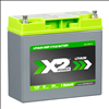 X2Power 12V 20Ah Marine Lithium Iron Phosphate (LiFePO4) Deep Cycle Battery with Bluetooth - SLIL12-20DCM-BT - 3