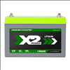 X2Power 12V 125Ah Marine Lithium Iron Phosphate (LiFePO4) Deep Cycle Battery with Bluetooth - SLIL31-125DCM-BT - 1