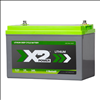 X2Power 12V 125Ah Marine Lithium Iron Phosphate (LiFePO4) Deep Cycle Battery with Bluetooth - SLIL31-125DCM-BT - 2