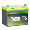 X2Power 12.8V 35AH High-performance Commercial Lithium Battery - SLA12.8-35M8-BT - 3