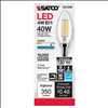 Satco 40 Watt Equivalent B11 5000K Daylight Energy Efficient Candle LED Light Bulb - LED13574 - 1