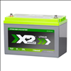 X2Power 36V 40Ah Marine Lithium Iron Phosphate (LiFePO4) Deep Cycle Battery with Bluetooth - SLIL36VDCM-BT - 2