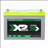 X2Power 12V 100Ah Marine Lithium Iron Phosphate (LiFePO4) Deep Cycle Battery with Bluetooth - SLIL27DCM-BT - 1