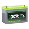 X2Power 12V 100Ah Marine Lithium Iron Phosphate (LiFePO4) Deep Cycle Battery with Bluetooth - SLIL27DCM-BT - 3