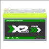 X2Power 12.8V 12AH High-performance Commercial Lithium Battery with F2/T2 Terminals - SLA12.8-12AH-F2 - 1
