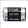 Titus 3.6V 1/2AA Lithium Battery - LITHXL-050F - 2