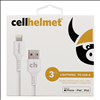 cellhelmet USB-A to Lightning Connector Cable - white 3 ft. - PWR11166 - 1