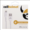 cellhelmet USB-A to Lightning Charging / Syncing Cable - White 6ft - PWR11167 - 1