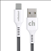 cellhelmet 10-Foot USB-A to USB-C Charging / Syncing Cable - PWR11173 - 2