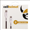 cellhelmet 3-Foot USB-C to USB-C Charging / Syncing Cable - PWR11175 - 1