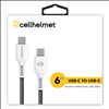 cellhelmet 6-Foot USB-C to USB-C Charging Syncing cable - White - PWR11176 - 1