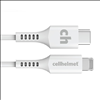 cellhelmet USB-C to Lightning Connector Cable - white 6 ft. - PWR11180 - 3