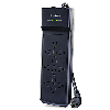 CyberPower 3150 Joule 12 Outlet 6ft Power Cord Outlet Surge Protector - Black - PWR10596 - 1