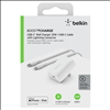 Belkin BOOST Charge Pro USB-C Wall Charger 20W with USB-C to Lightning Cable - White - PWR11244 - 1